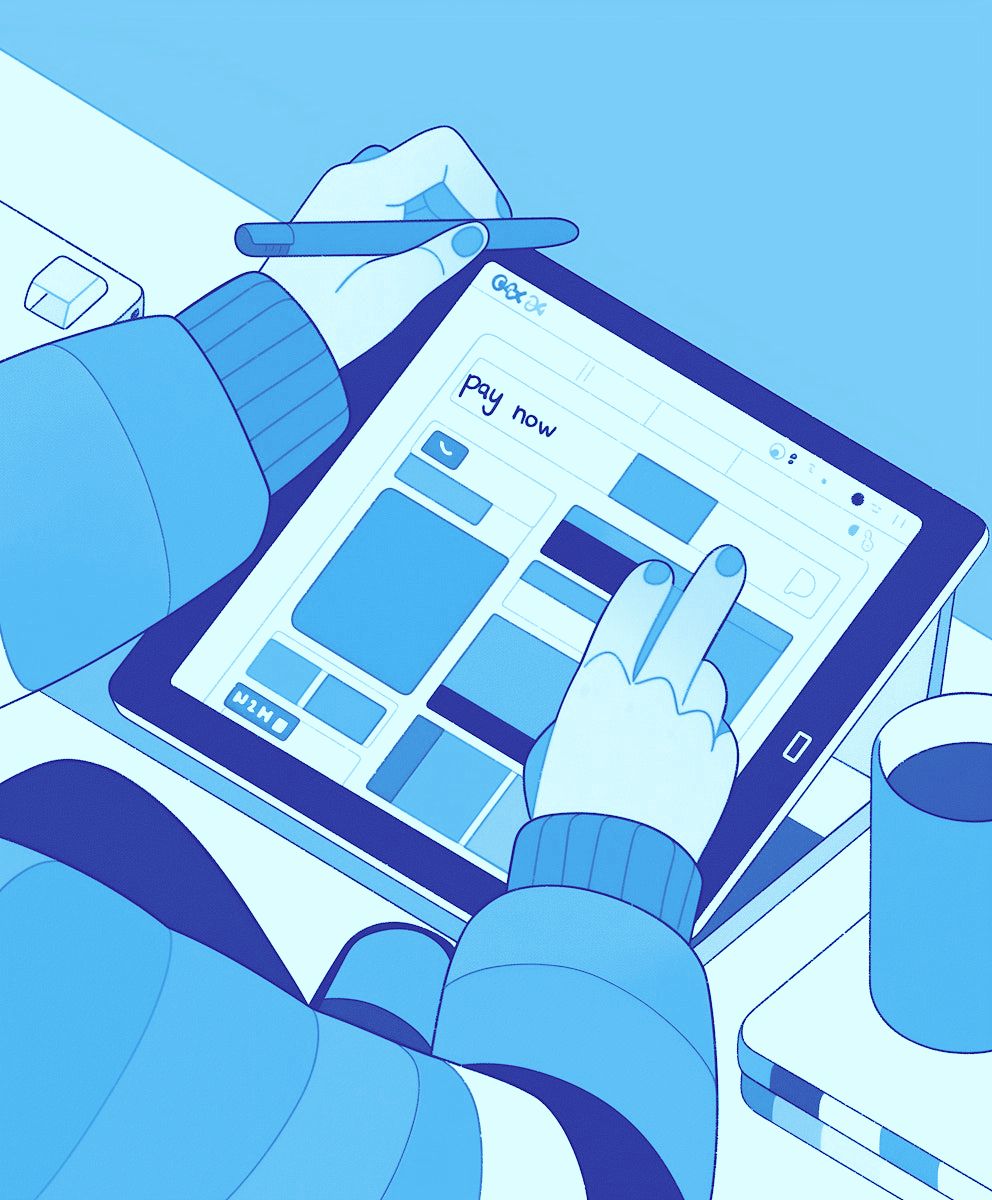 User interface design layout